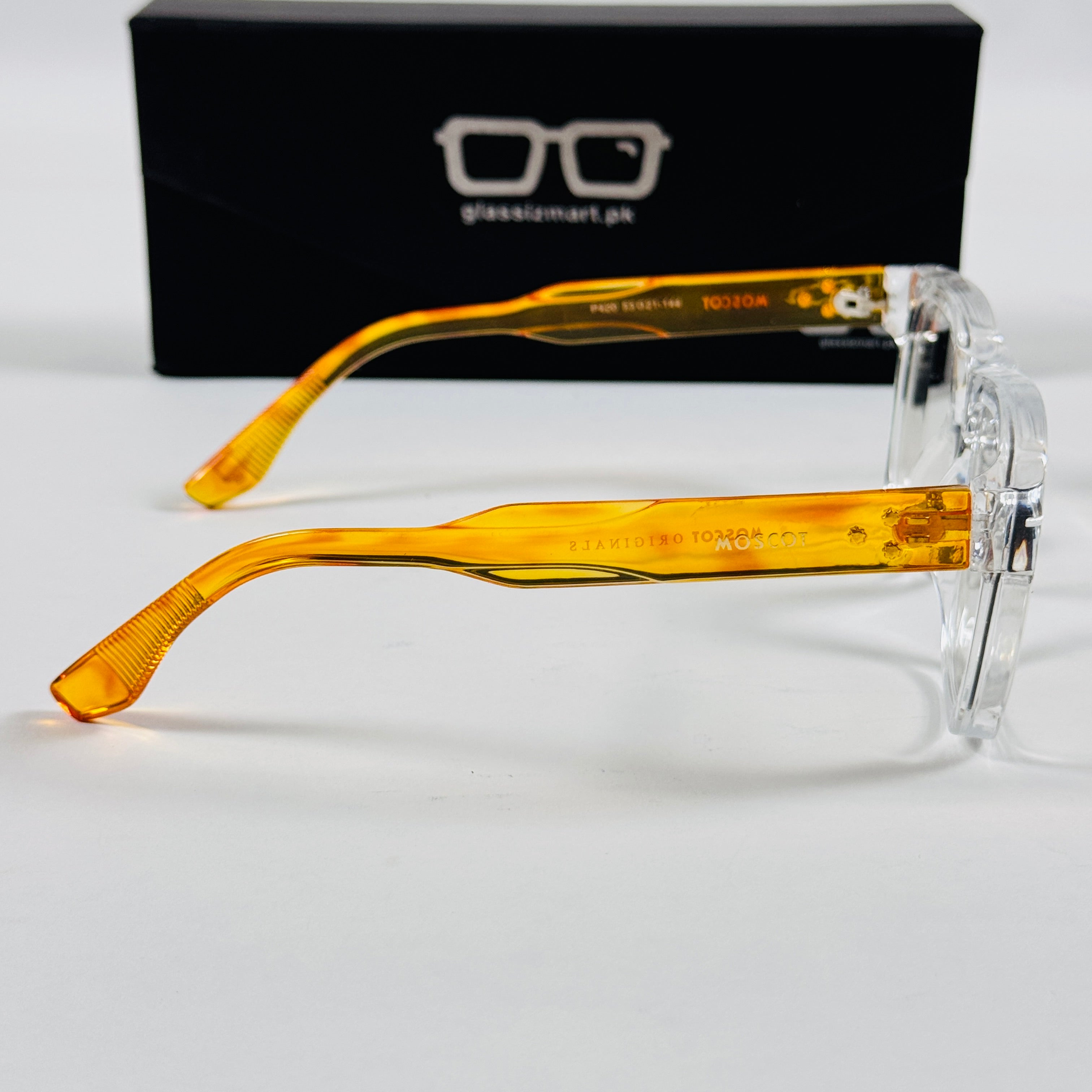 Moscot – P420 - 53 - Transparent Yellow – Acetate  – Optics - Unisex (Transition)