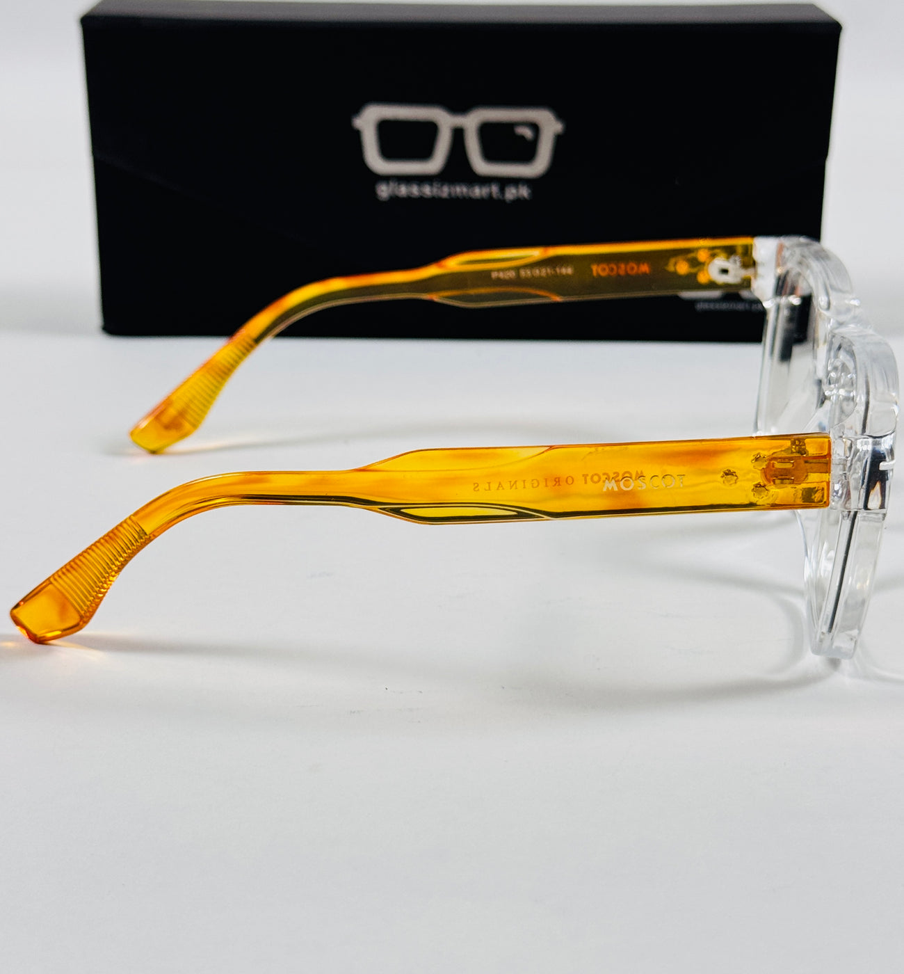 Moscot – P420 - 53 - Transparent Yellow – Acetate  – Optics - Unisex (Transition)