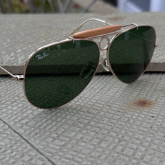 Rayban – 8026 – 62 – Golden Green – Metal – Sunglasses – Unisex - Premium