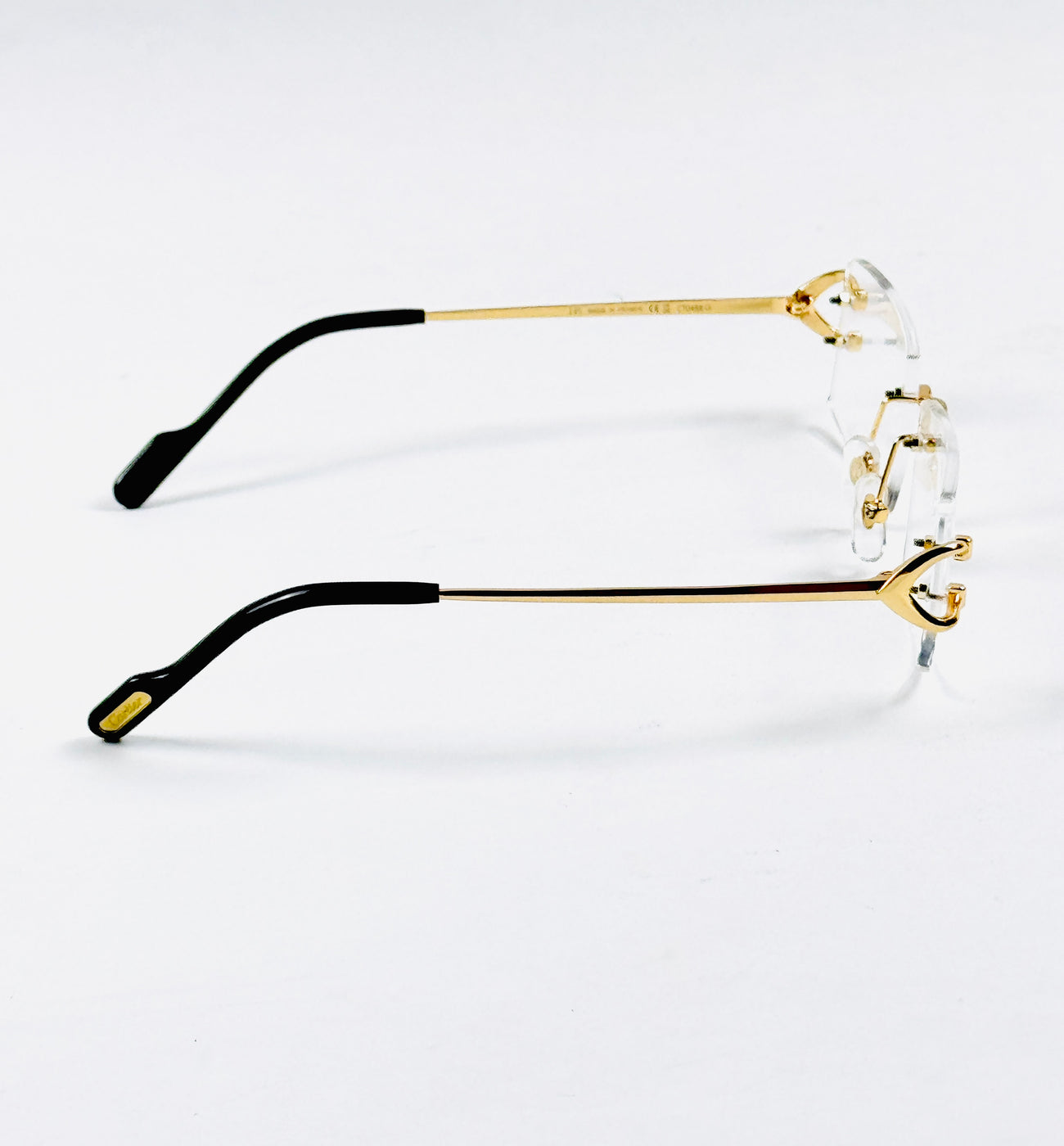 Cartier – 0488 – 56 – Golden - Metal - Optics – Unisex - Premium