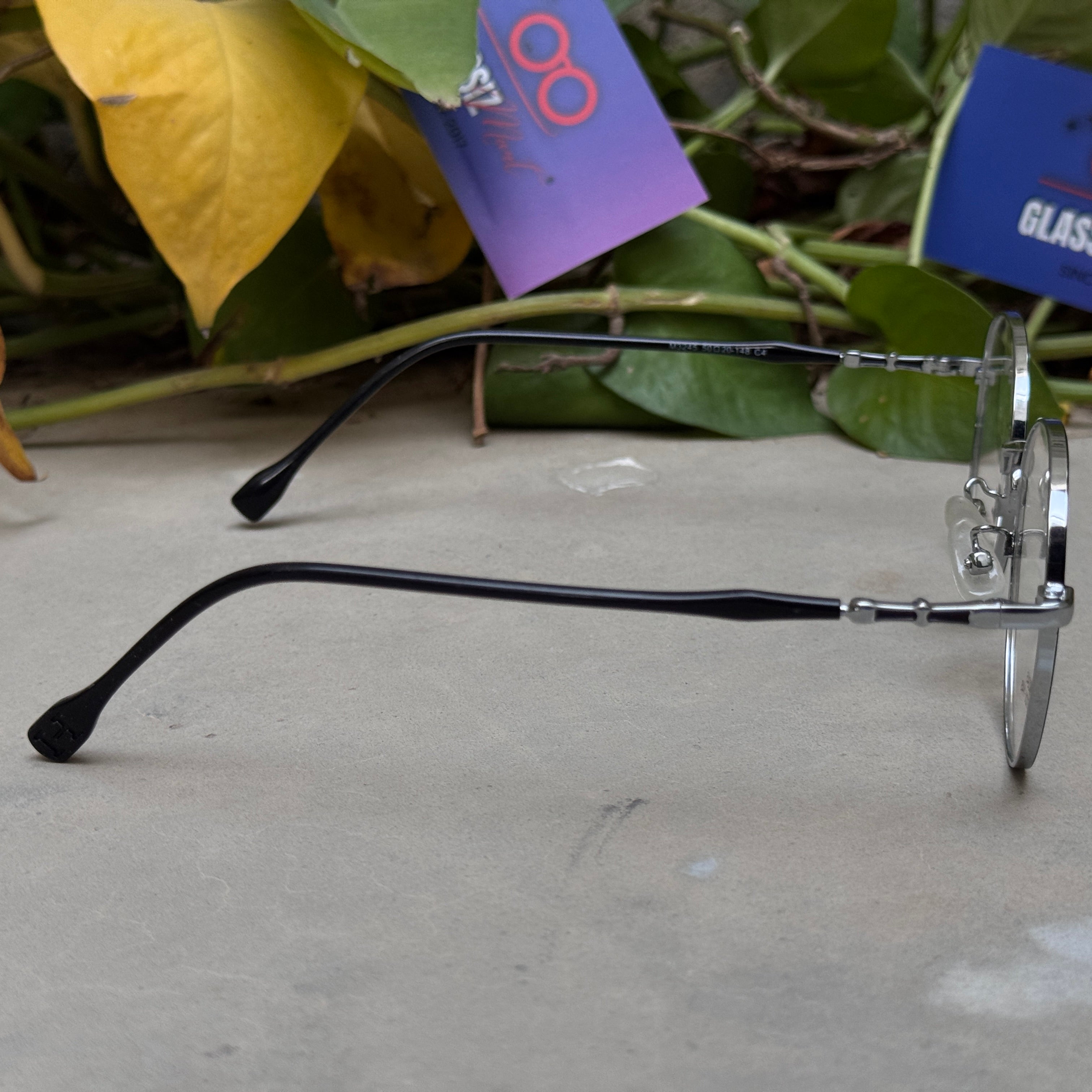 Dior – 3245 – 50 - Silver Black – Metal – Optics – Unisex