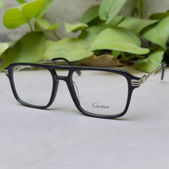 Cartier - 0370 – 54 – Black –  Acetate - Metal - Optics – Unisex - Premium