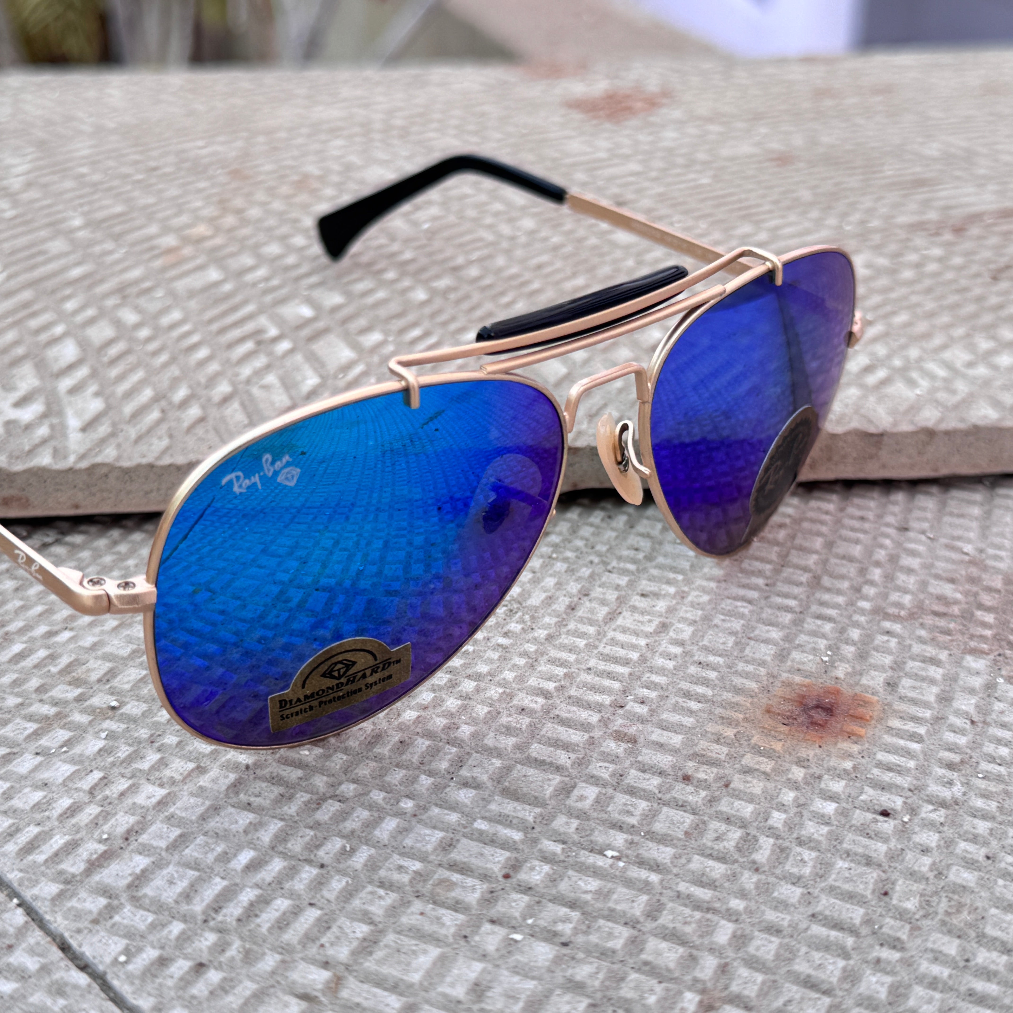 Rayban – 8026 – 62 – Golden Mercury – Metal – Sunglasses – Unisex - Premium