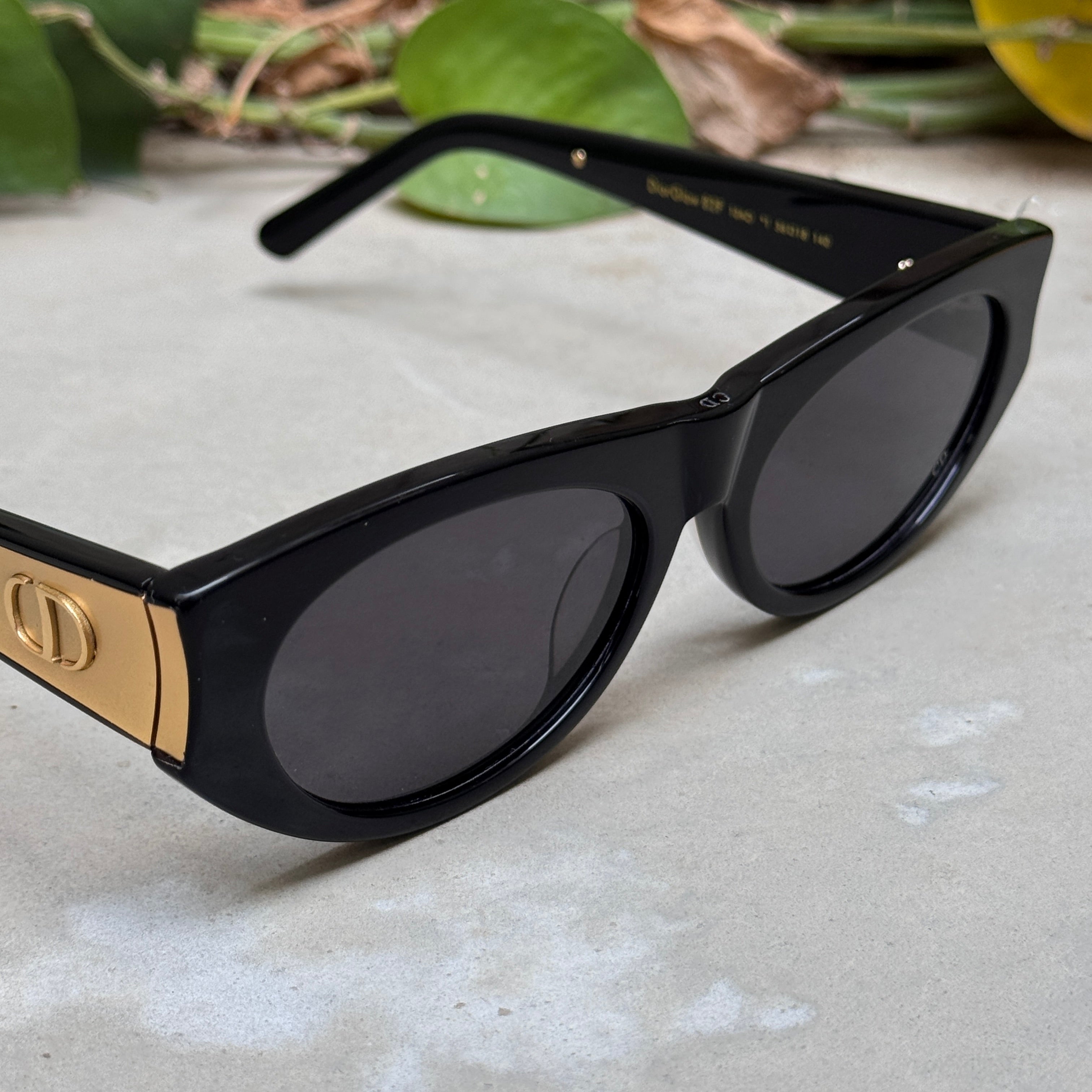 Christian Dior – 10AO - 56 – Golden Black – Acetate - Sunglasses – Unisex - Premium