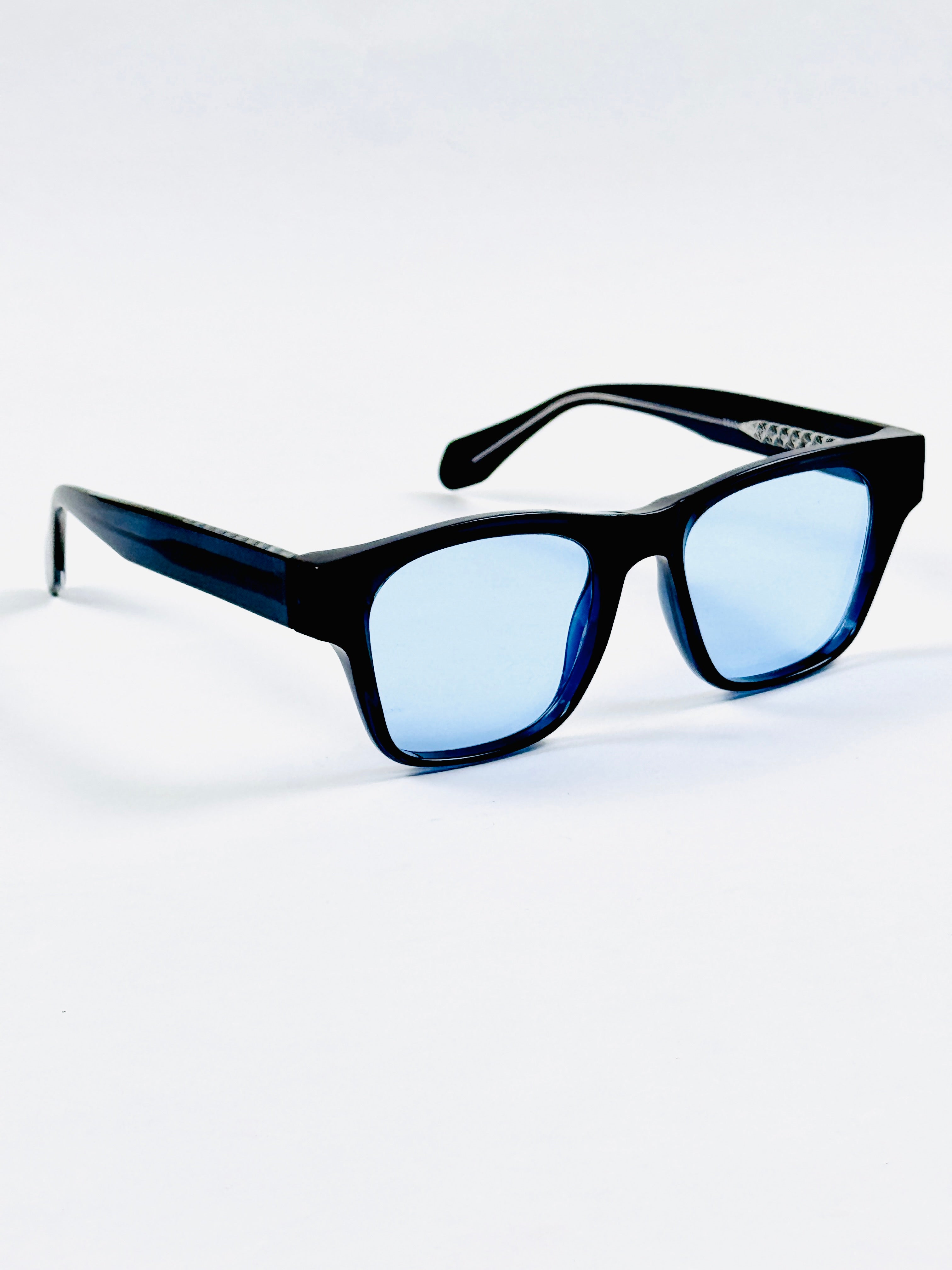 Moscot - 9843 – 52 – Black Blue – Acetate – Sunglasses – Unisex