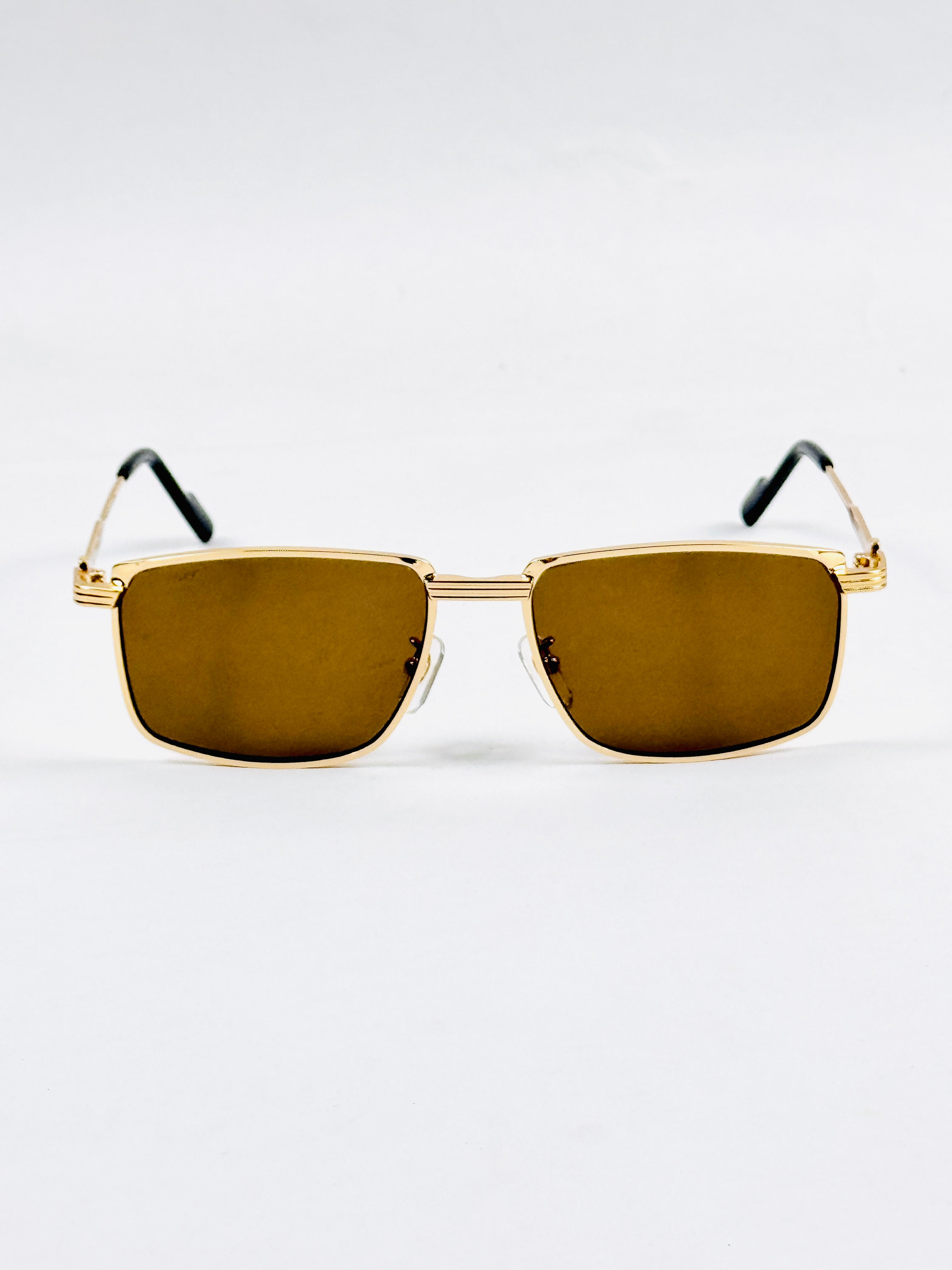 Cartier – 0534 - 59 – Golden Brown - Metal - Sunglasses – Unisex - Premium