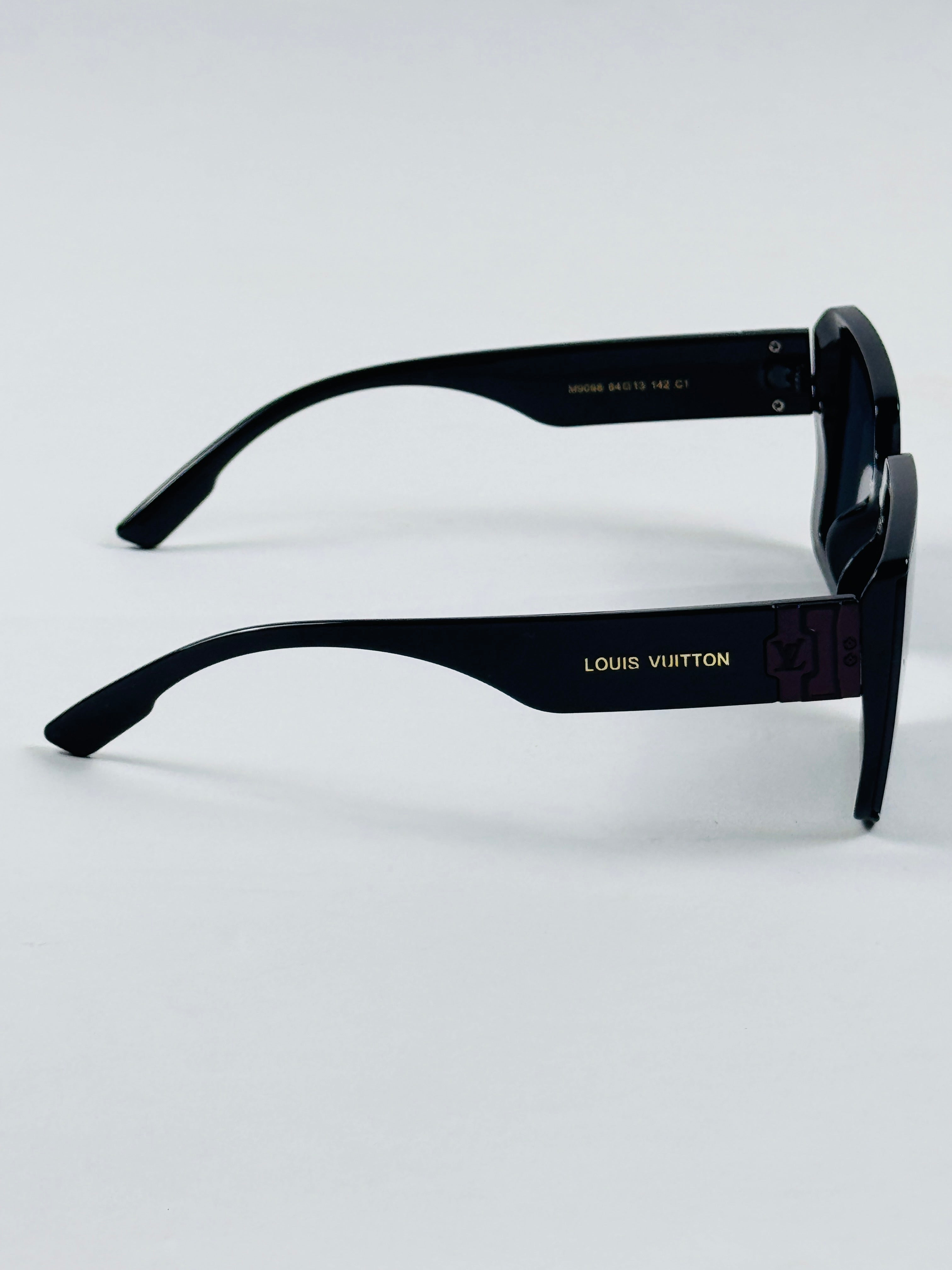 Louis Vuitton - 9098 – 64 – Black Gradient – Acetate – Sunglasses – Ladies