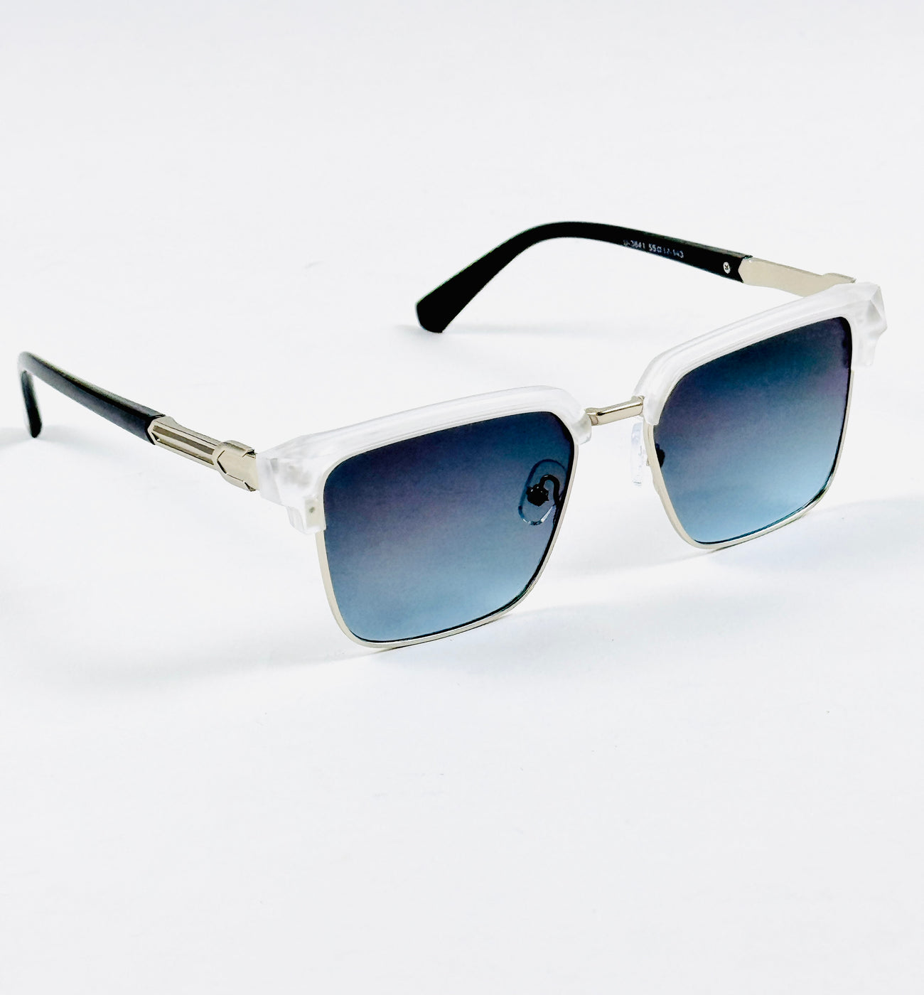 Maybach – 3641 – 55 – Transparent Blue - Acetate - Metal - Sunglasses – Unisex
