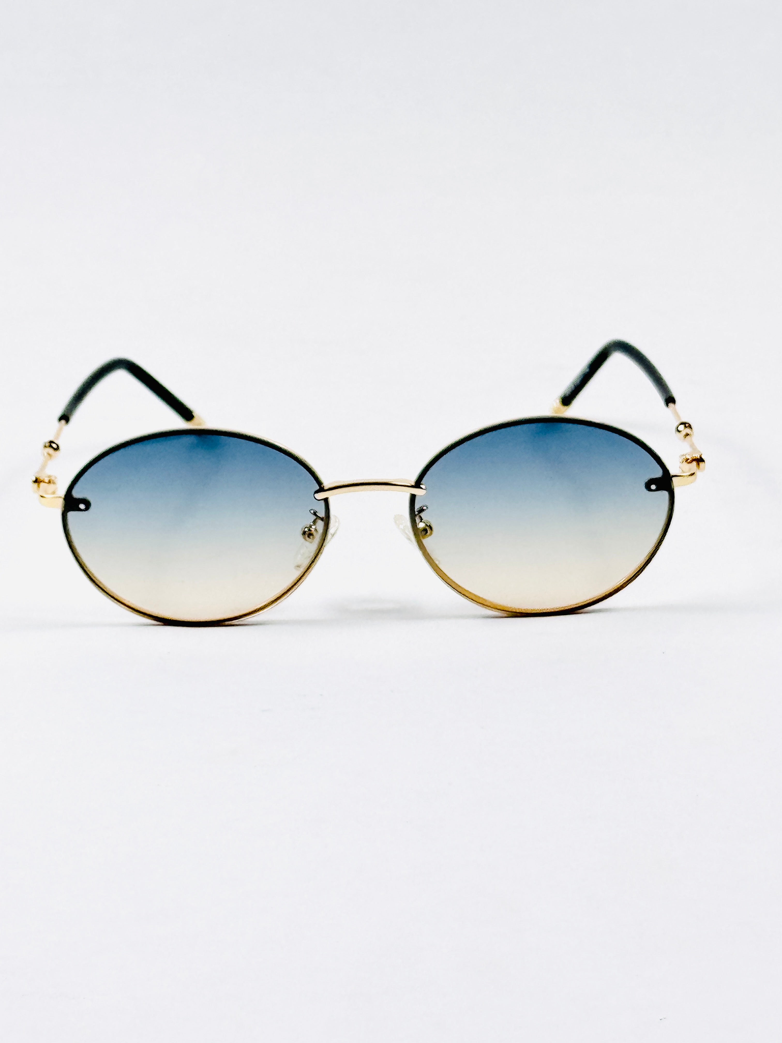 Dior – 2A476 – 55 – Golden Multi – Metal – Sunglasses – Ladies
