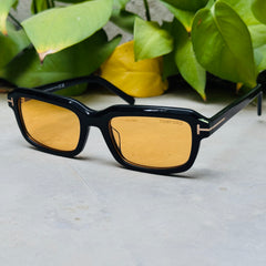 Tom Ford – 5888 - 54 – Black Yellow – Acetate - Sunglasses – Unisex - Premium