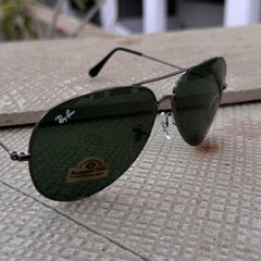 Rayban – 3035 – 62 – Grey Green – Metal – Sunglasses – Unisex - Premium