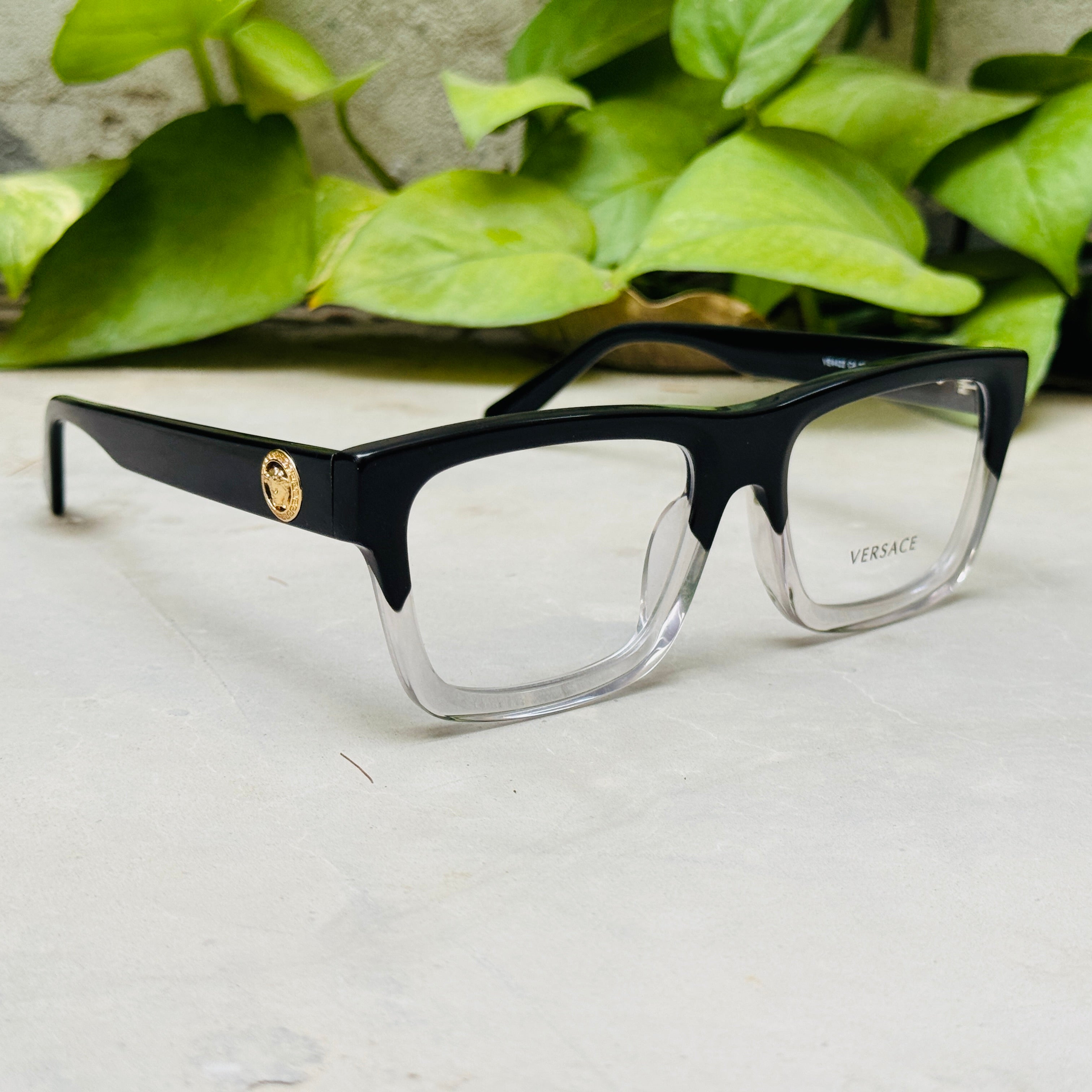 Versace – 4422 – 58 – Transparent Black –  Acetate - Optics – Unisex - Premium