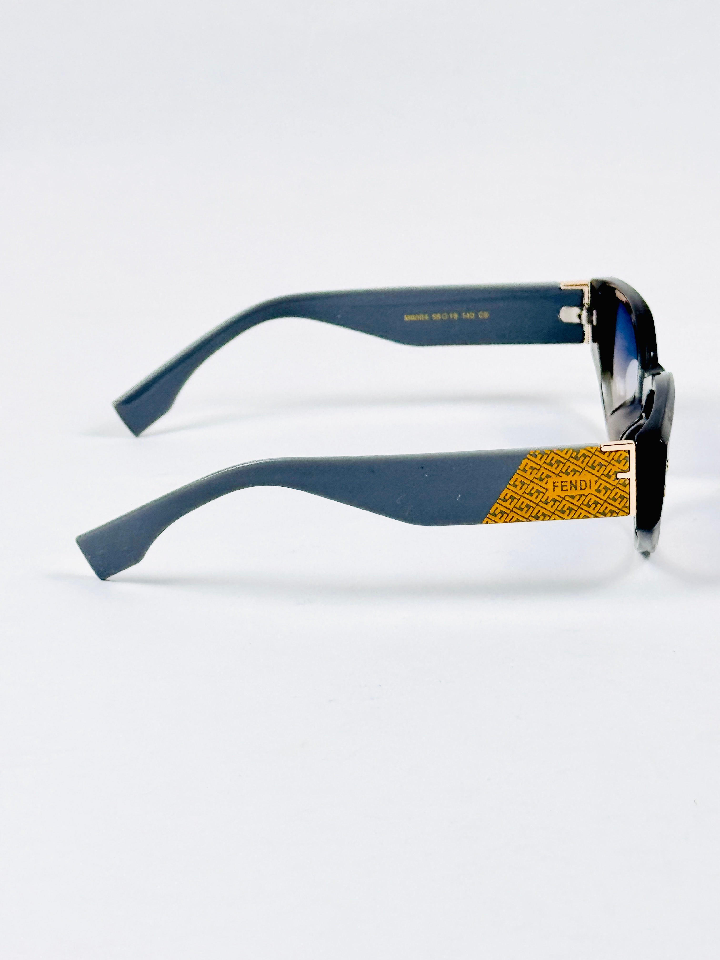 Fendi - 9004 – 55 – Grey Blue – Acetate – Sunglasses – Ladies