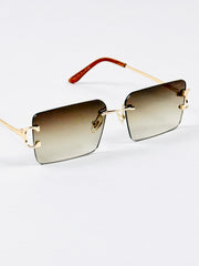 Cartier – 3082 – 62 – Golden Brown – Metal - Sunglasses – Rimless - Unisex