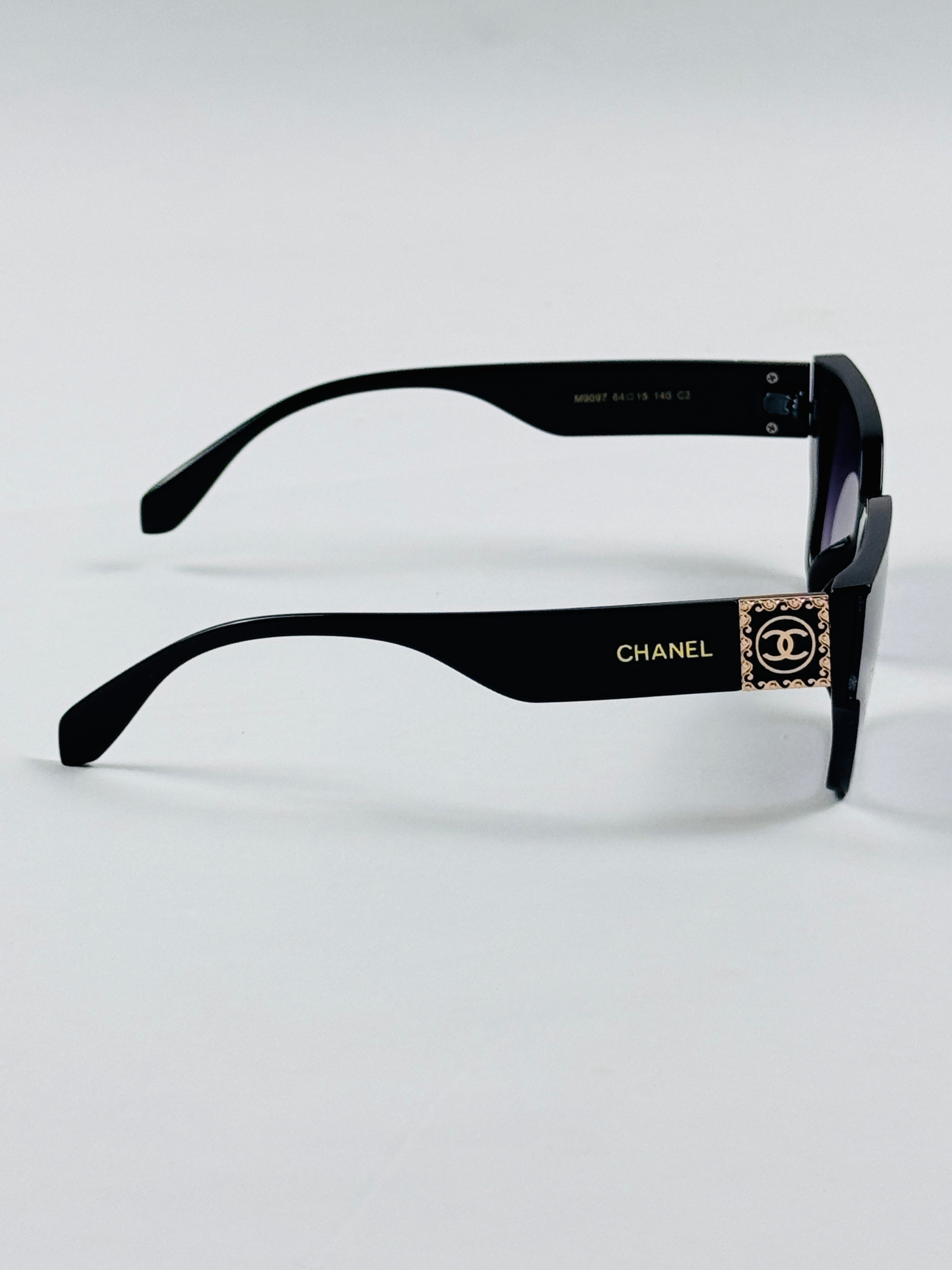 Chanel - 9097 – 64 – Black Gradient – Acetate – Sunglasses – Ladies