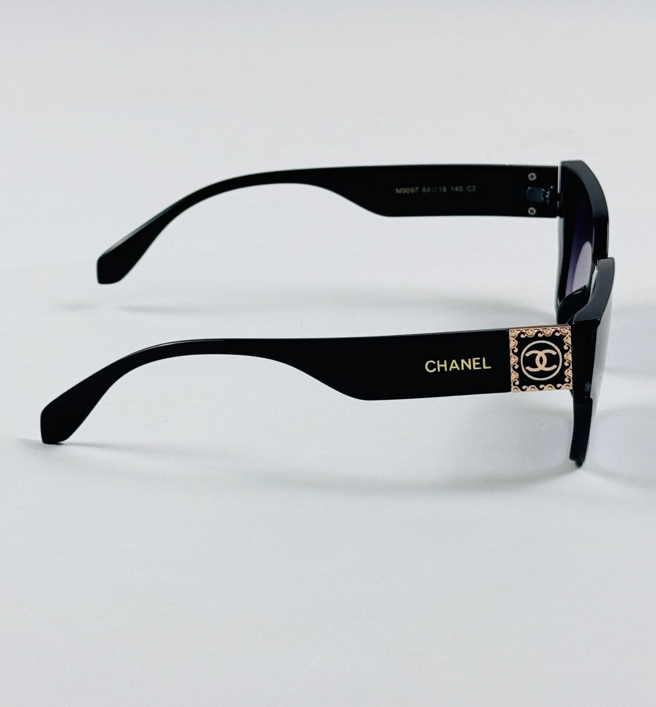 Chanel - 9097 – 64 – Black Gradient – Acetate – Sunglasses – Ladies