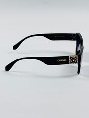 Chanel - 9097 – 64 – Black Gradient – Acetate – Sunglasses – Ladies