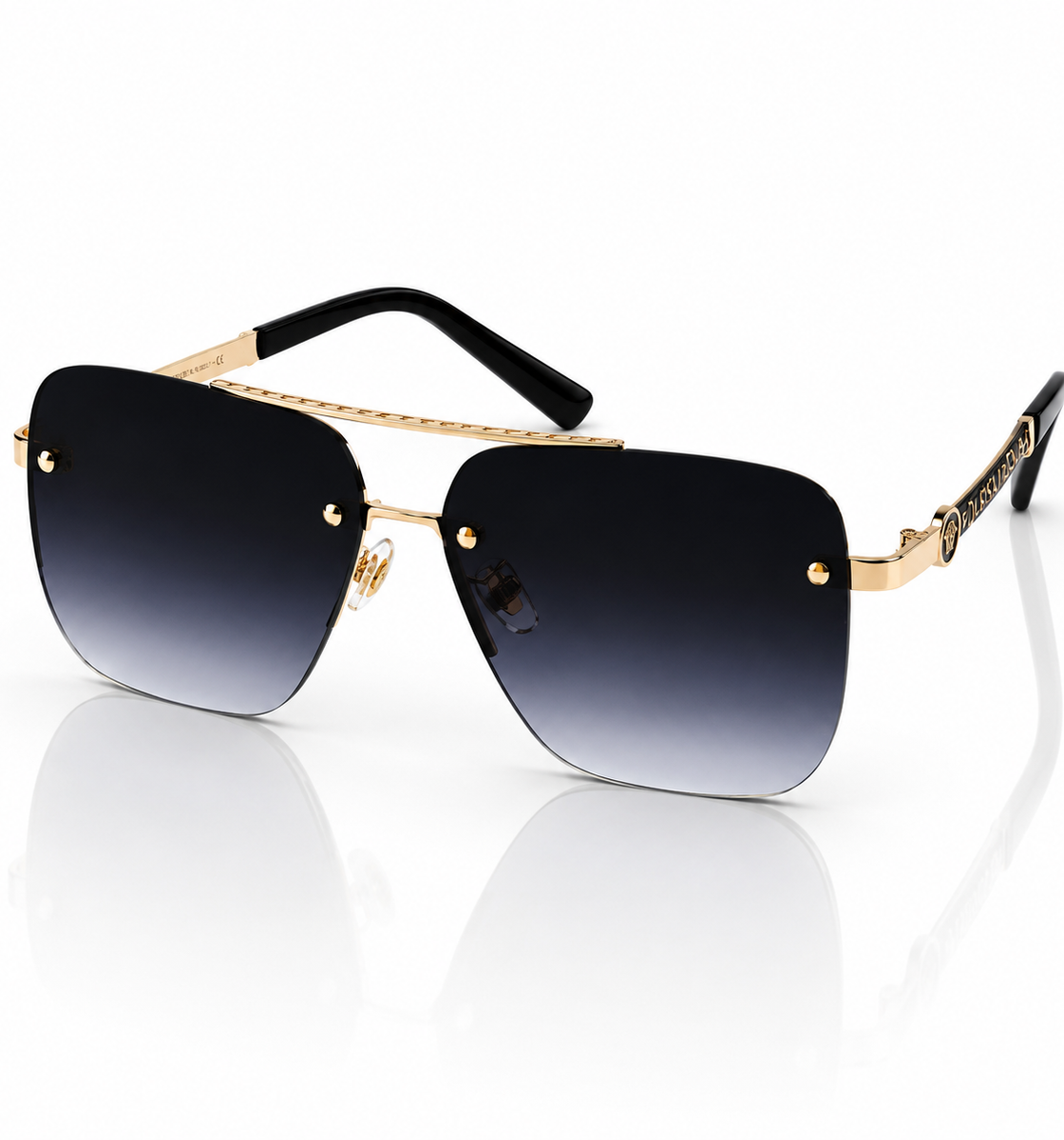 Louis Vuitton – 23159 – 60 – Golden Black Gradient – Metal – Sunglasses – Unisex