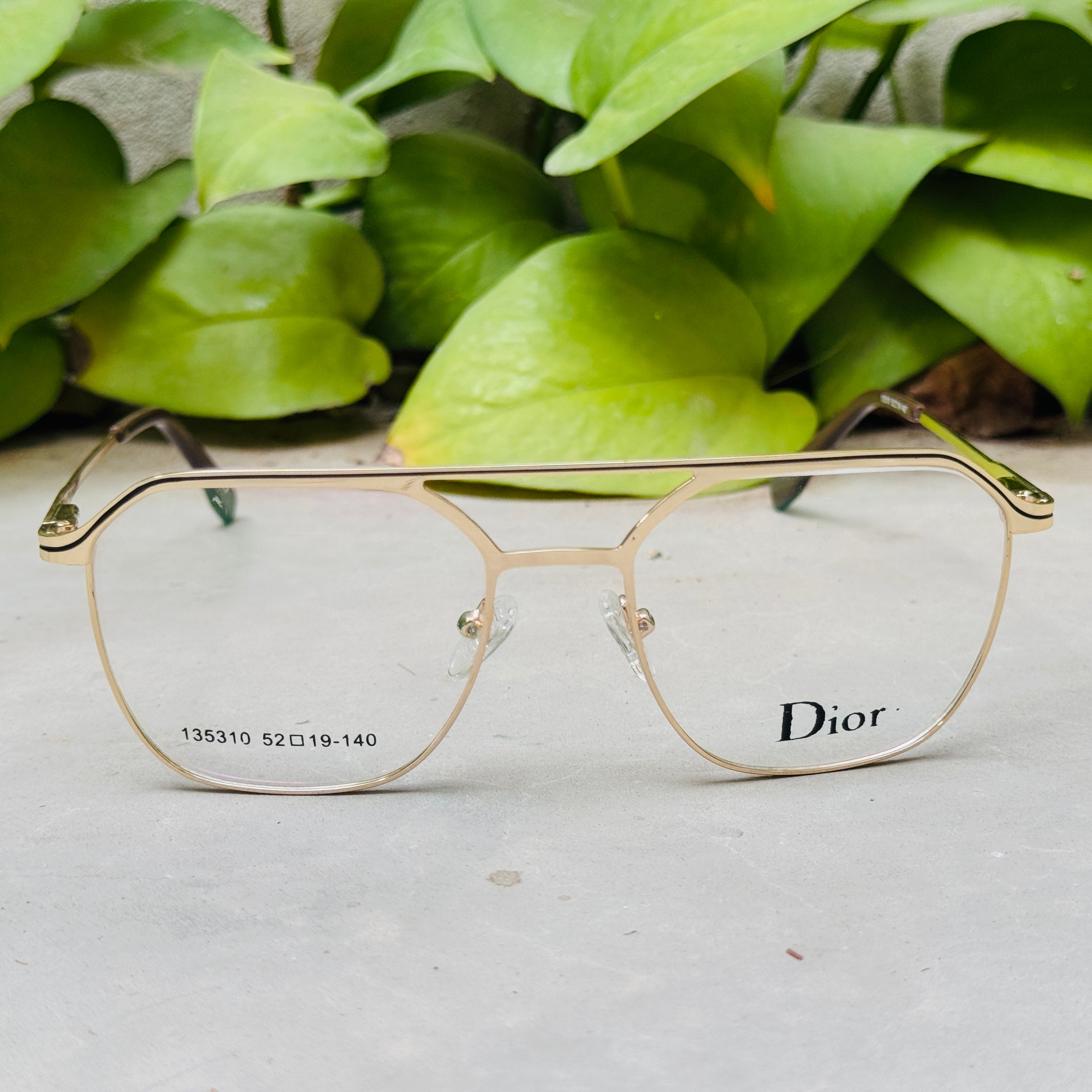 Dior – 135310 – 52 – Golden –  Metal - Optics – Unisex