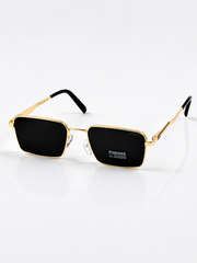 Cartier – 1438 – 54 – Golden Black – Metal – Sunglasses – Unisex