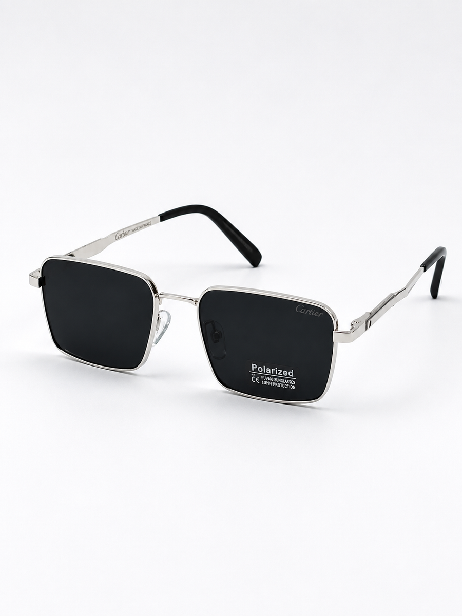 Louis Vuitton – 1438 – 54 – Silver Black – Metal – Sunglasses – Unisex