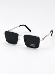 Louis Vuitton – 1438 – 54 – Silver Black – Metal – Sunglasses – Unisex
