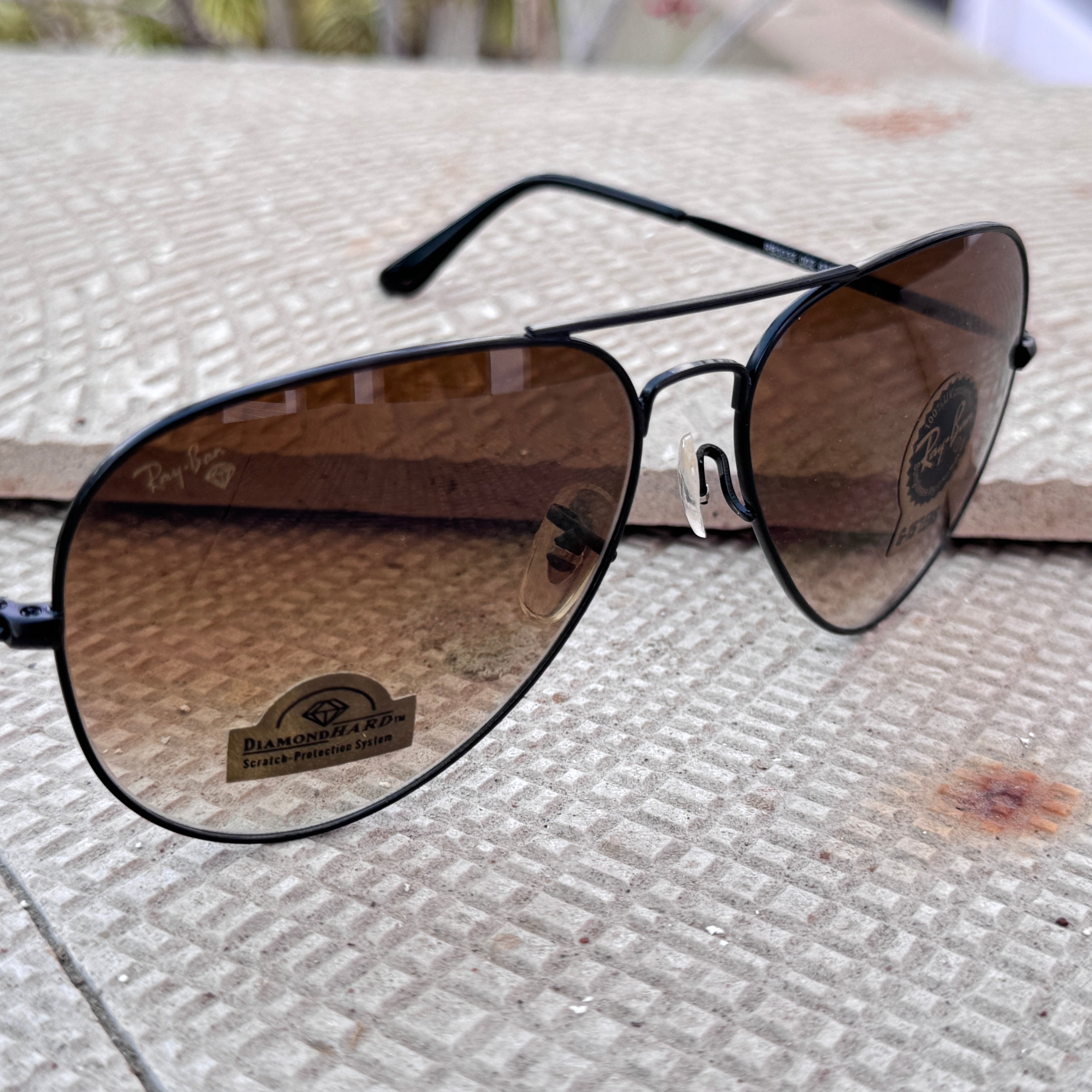 Rayban – 3035 – 62 – Black Brown – Metal – Sunglasses – Unisex - Premium