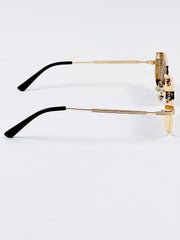 Dior – 235 - 56 – Golden Multi – Metal – Sunglasses - Ladies