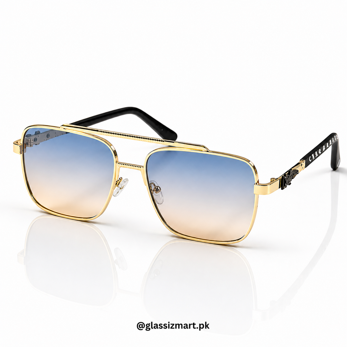 Cartier – 5036 – 52 – Golden Multi – Metal – Sunglasses – Unisex
