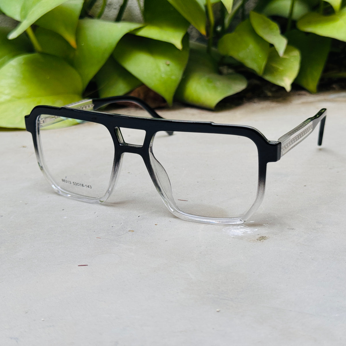Tumbler – 86313 – 53 – Black Gradient –  Acetate - Optics – Unisex
