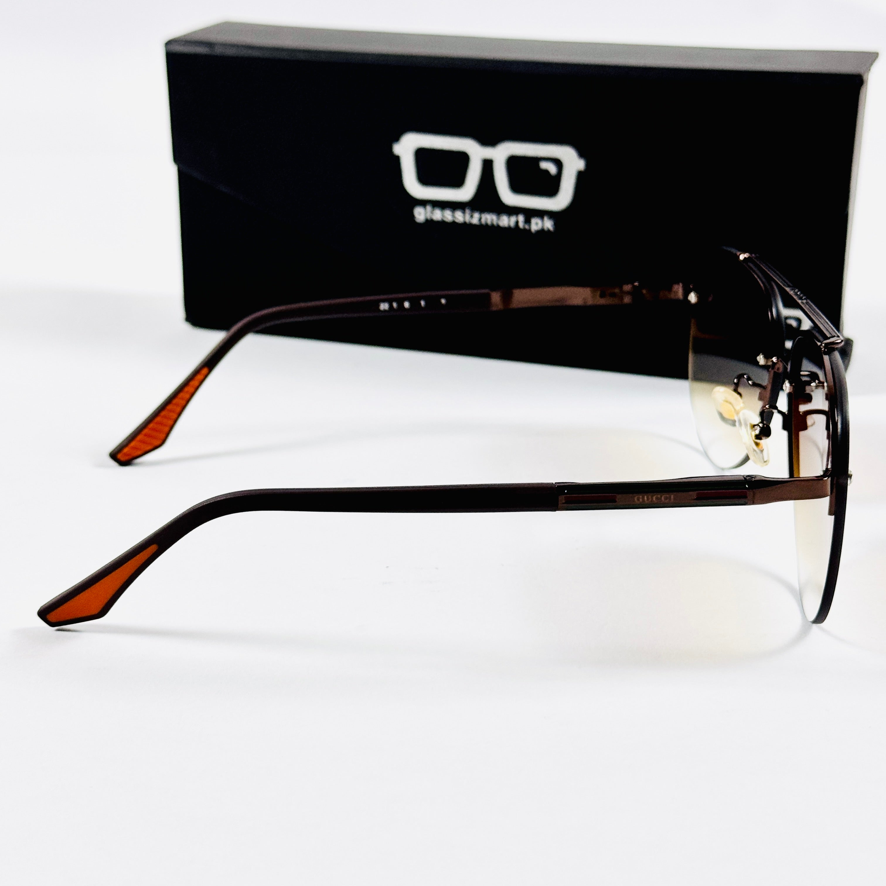 Gucci – 22317 – 60 – Brown – Metal – Sunglasses – Unisex