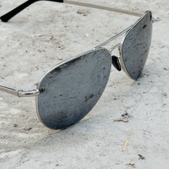 Porsche – 8508 - 60 –  Silver Mercury - Metal - Sunglasses – Unisex - Premium