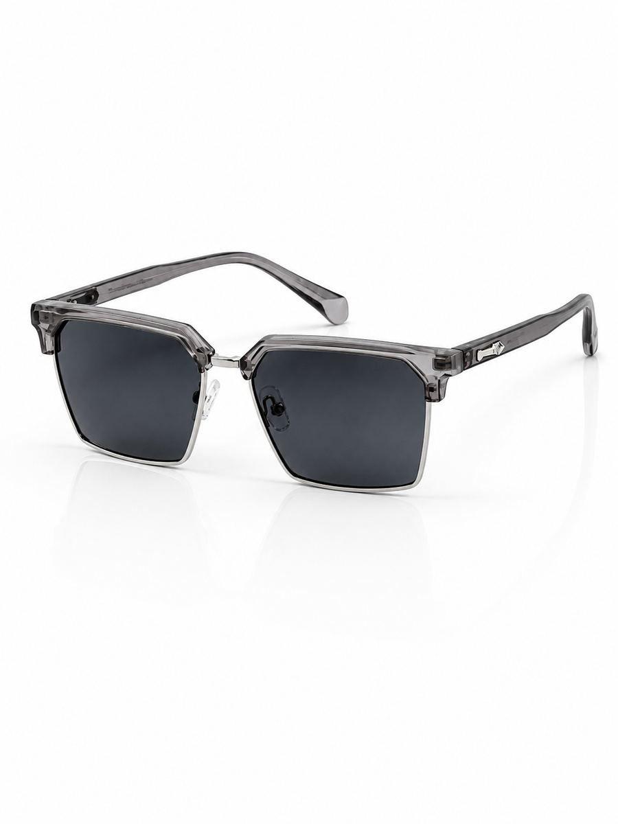 Cartier – 3636 – 56 – Grey - Acetate - Metal - Sunglasses – Unisex