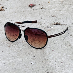 Porsche – 8608 - 55 – Brown - Metal - Sunglasses – Unisex - Premium