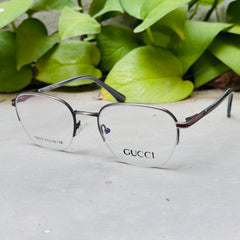 Gucci – 135311 – 51 – Grey –  Metal - Optics – Unisex