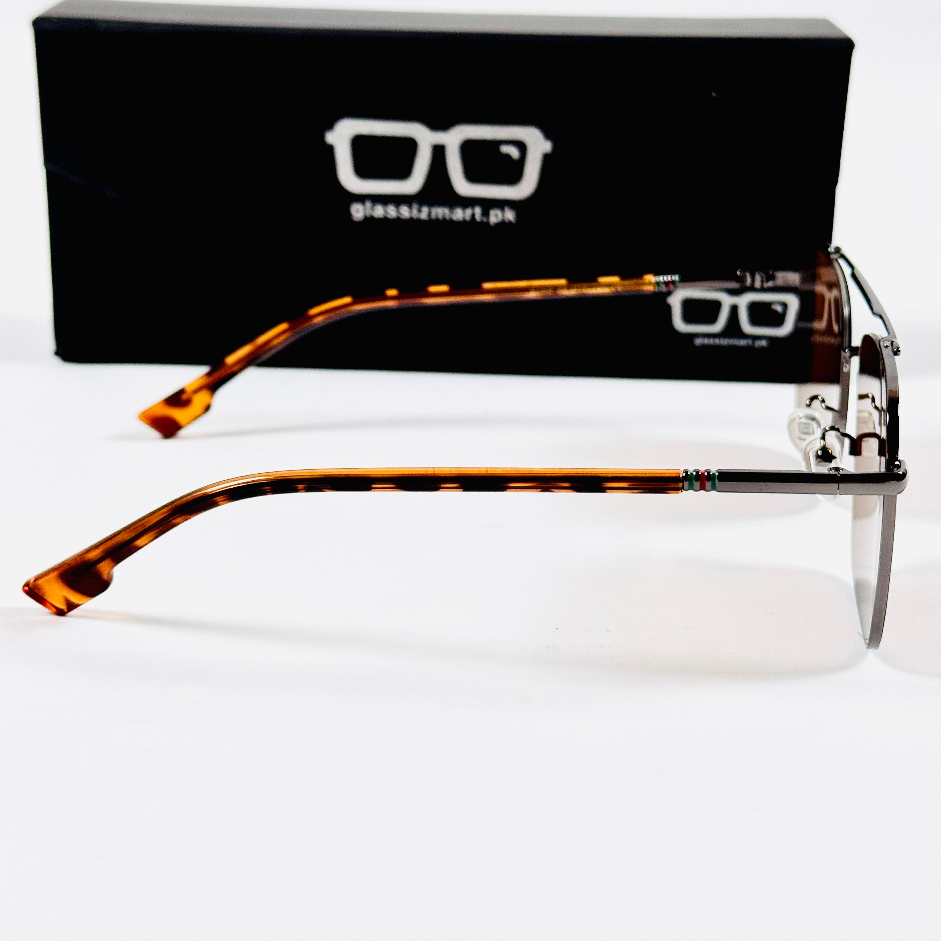 Gucci – 6143 – 56 – Tortoise Brown – Metal – Sunglasses – Unisex