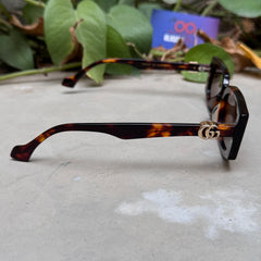 Gucci – 1534 - 55 - Tortoise Brown – Acetate - Sunglasses – Ladies - Premium