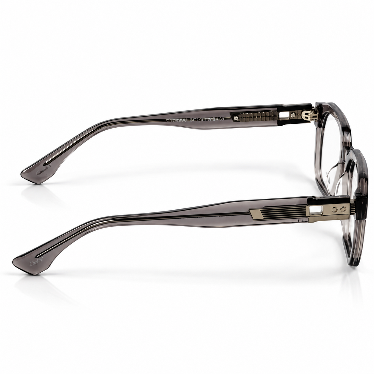 Cartier – 25266 – 52 – Grey –  Acetate- Optics – Unisex - Premium