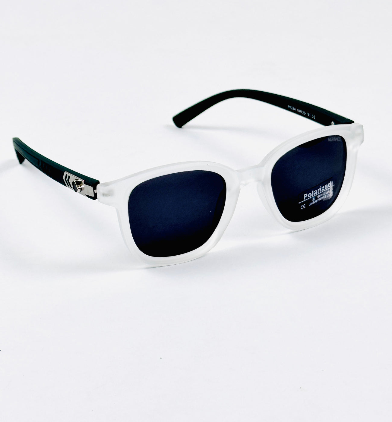 Versace - P1254 – 48 – Transparent Black – Acetate – Sunglasses – Unisex