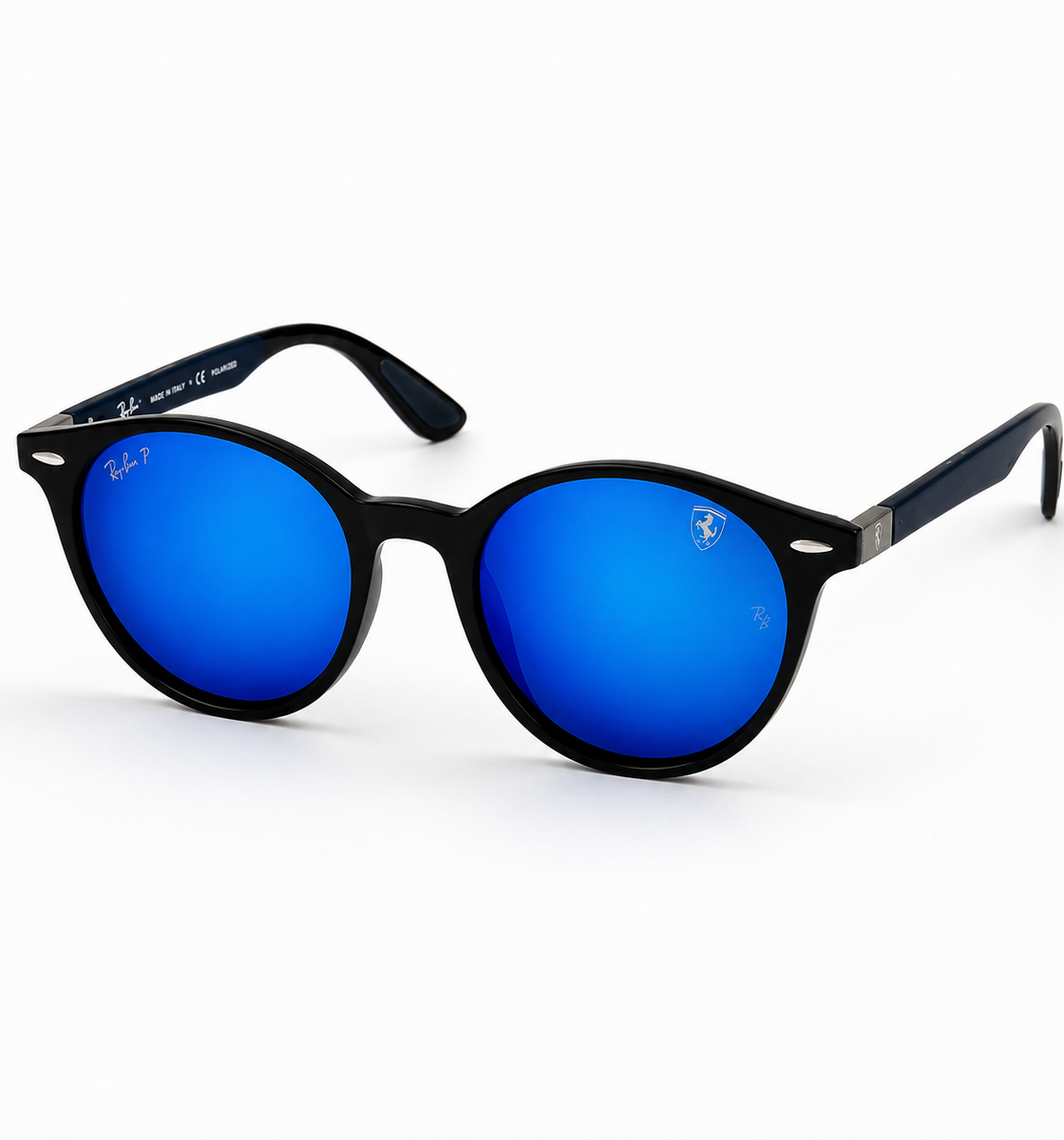 Rayban – 19805 - 58 – Black Blue Mercury – Acetate – Sunglasses