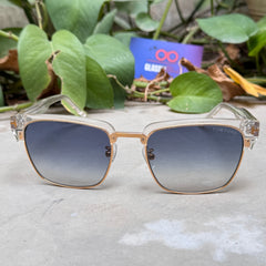 Tom Ford – 1290 - 56 - Transparent Blue Gradient – Acetate - Metal - Sunglasses – Unisex - Premium