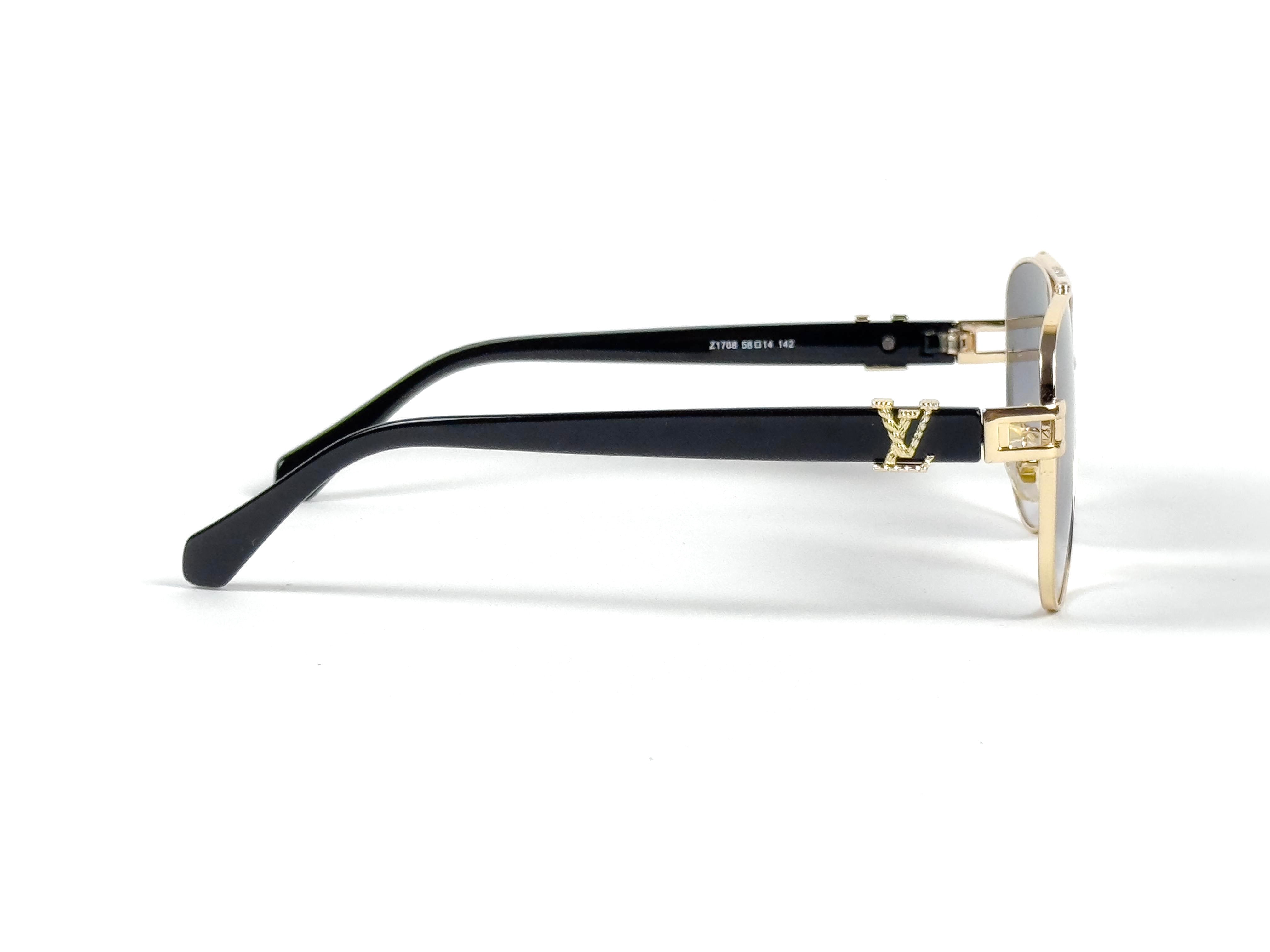 Louis Vuitton – 1708 - 58 –  Golden Black - Metal - Sunglasses – Unisex