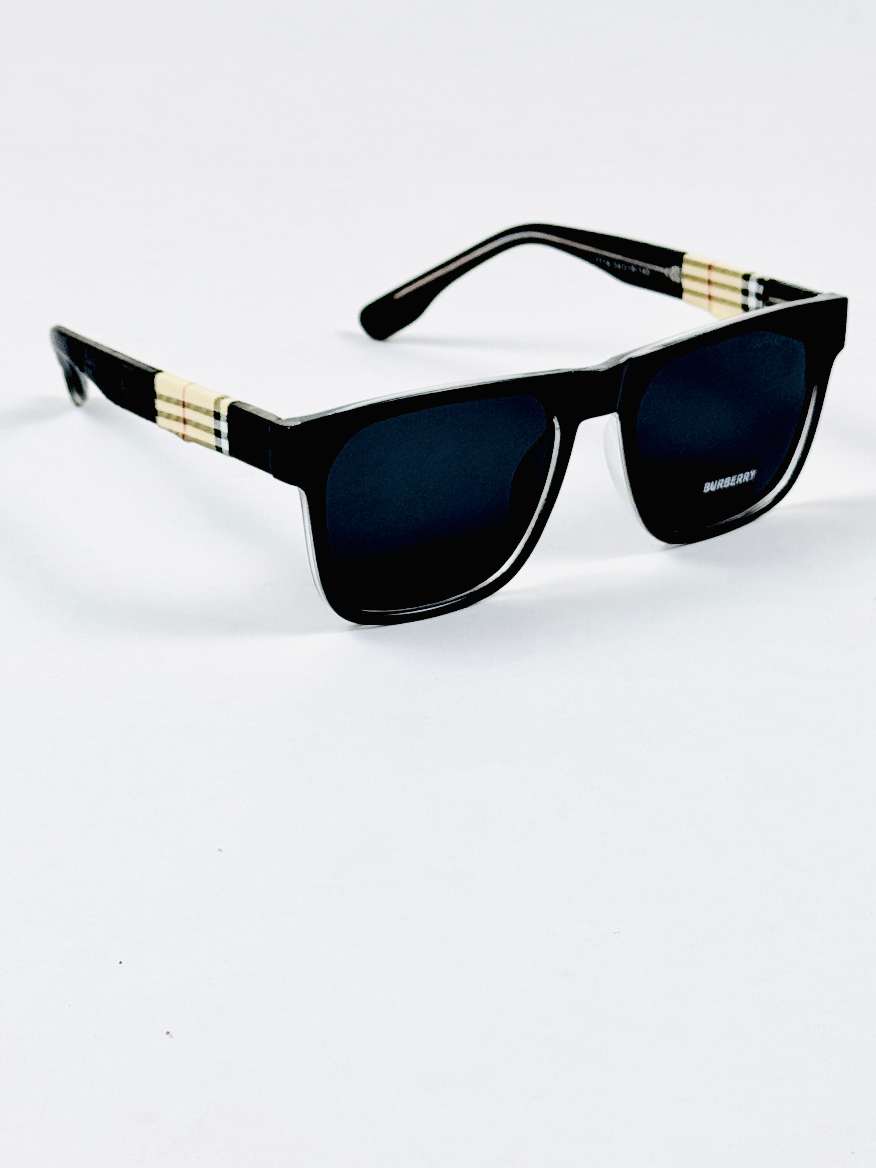 Burberry - 7718 – 54 – Black – Acetate – Sunglasses – Unisex