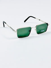 Cartier – 1438 – 54 – Silver Green – Metal – Sunglasses – Unisex