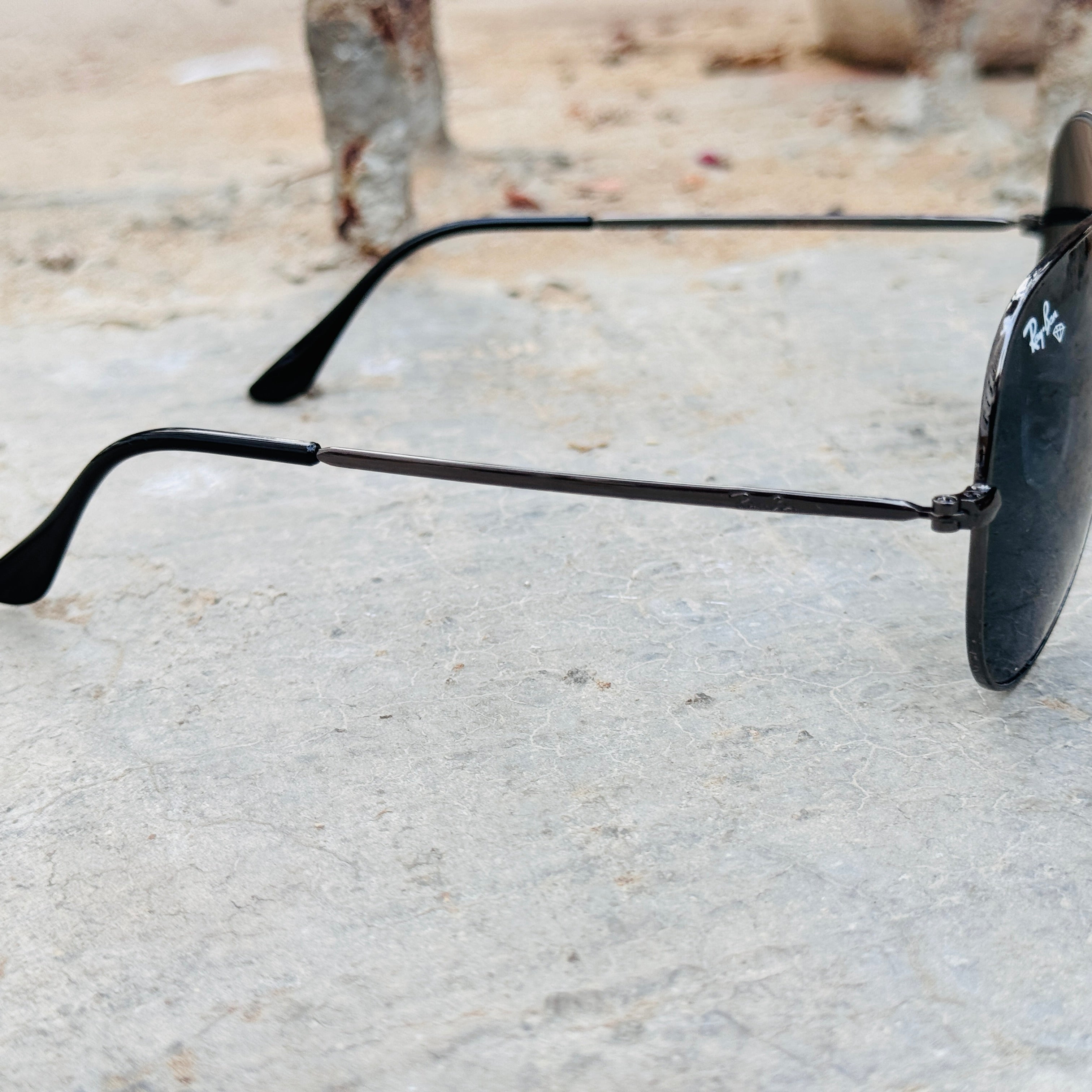Rayban – 3026 – 62 – Grey Black – Metal – Sunglasses – Unisex