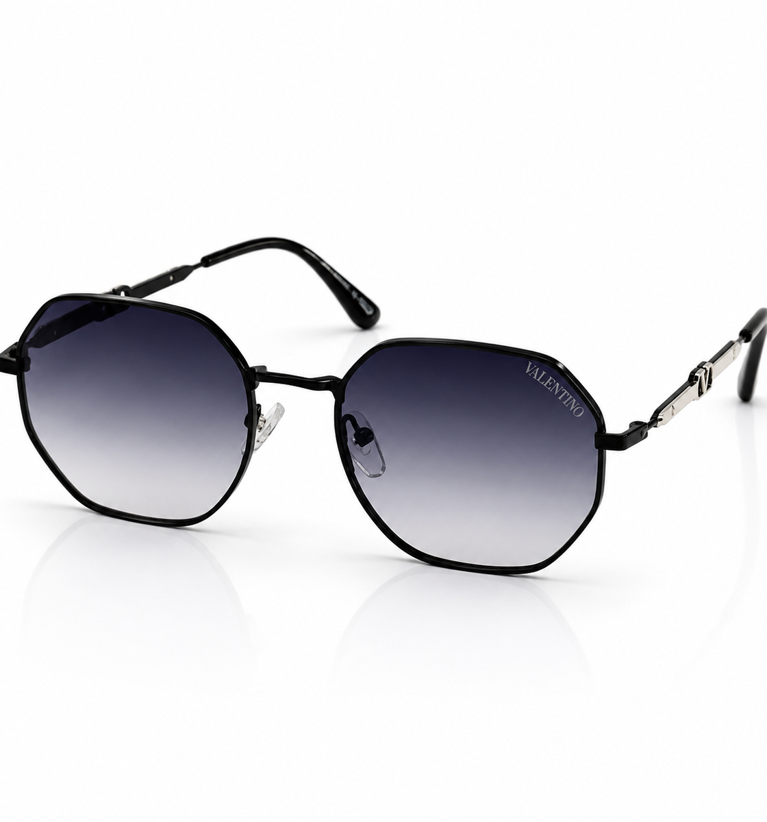 Valentino – 18130 – 58 – Black Gradient – Metal – Sunglasses – Unisex