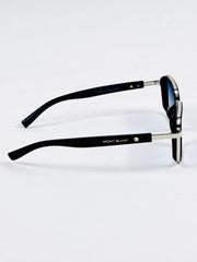Mont Blanc – 341 – 52 – Silver Blue – Metal – Sunglasses – Unisex