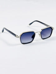 Gucci - 2074 - 51 - Silver Gradient - Metal - Rectangle - Sunglasses - Premium