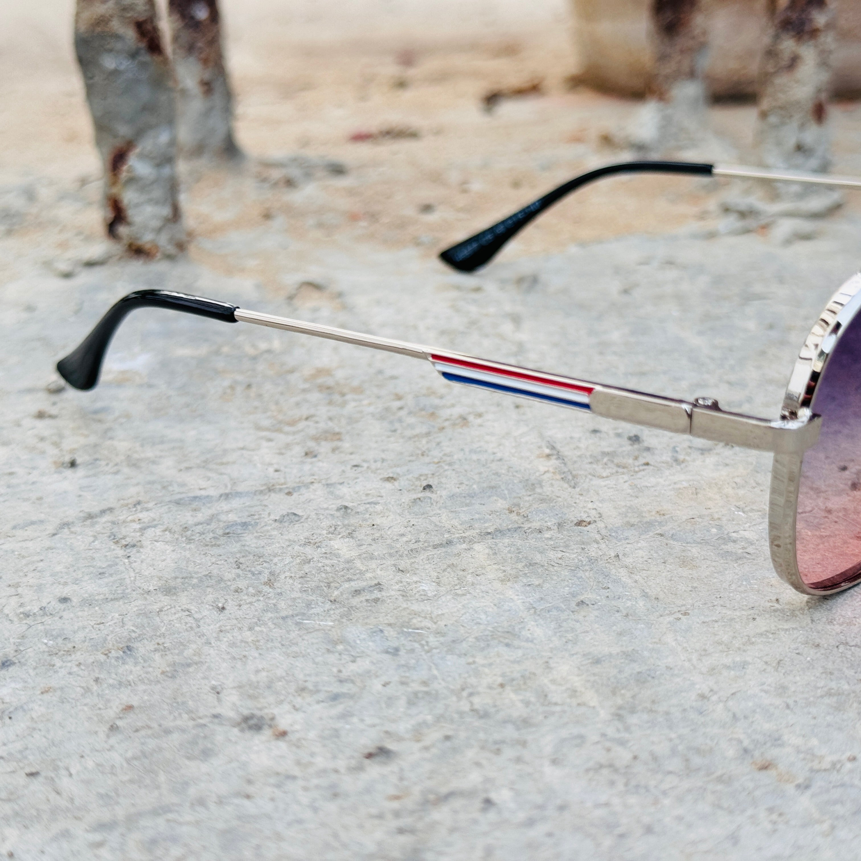 Gucci – 5577 – 56 – Silver Pink – Metal – Sunglasses – Unisex