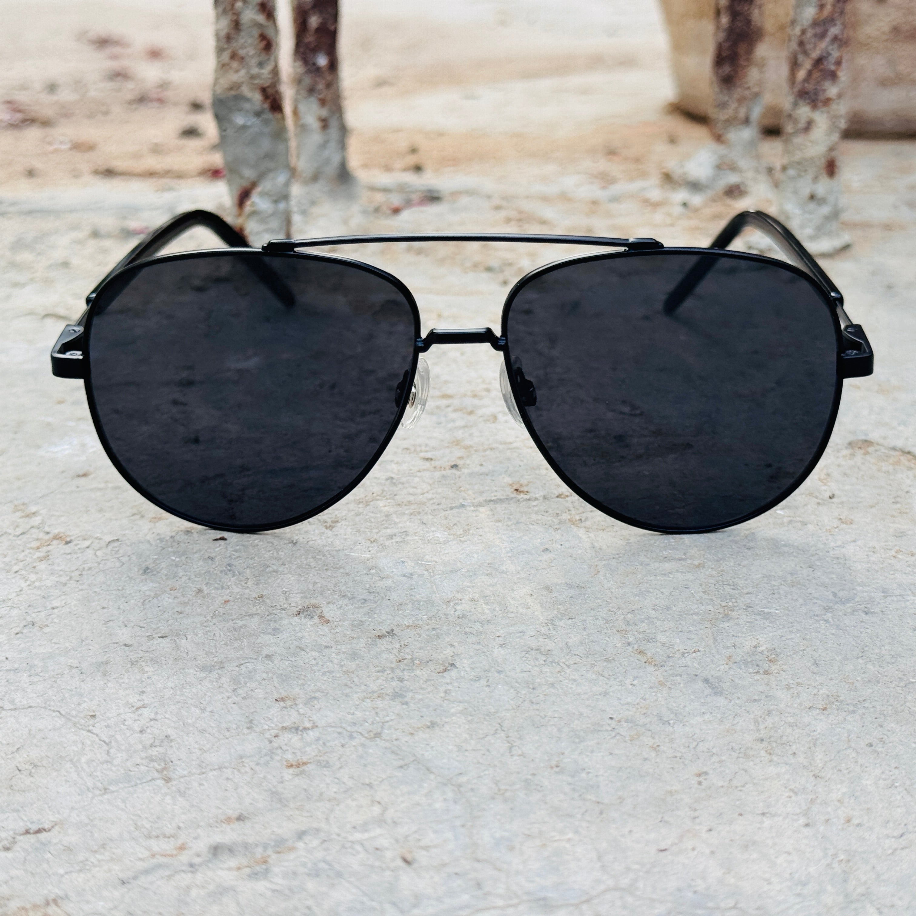 Cartier – 801 – 56 – Black – Metal – Sunglasses – Unisex - Premium